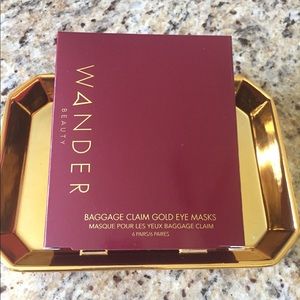 BAGGAGE CLAIM GOLD EYE MASKS (6 individual sets)